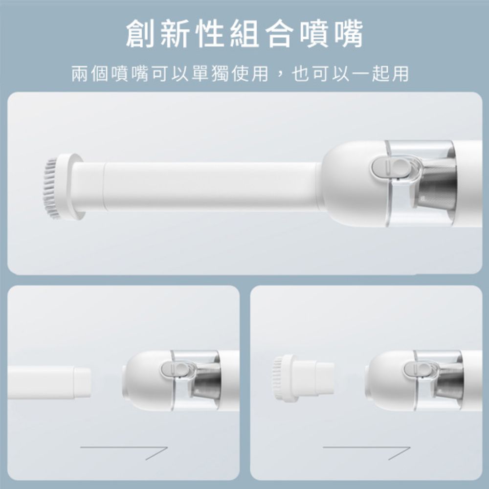 創新性組合噴嘴兩個噴嘴可以單獨使用,也可以一起用