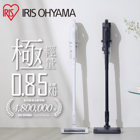 IRIS OHYAMA 愛麗思歐雅瑪 充電式無線吸塵器 SCD-185P (極輕量 大吸力 握把設計 可水洗濾網 自走式)