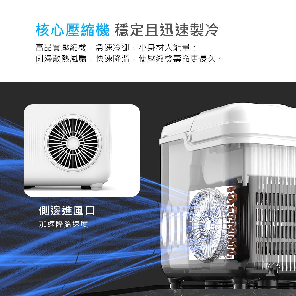 DIKE 自動急速製冰機 HKE540 (戶外/露營/家用)