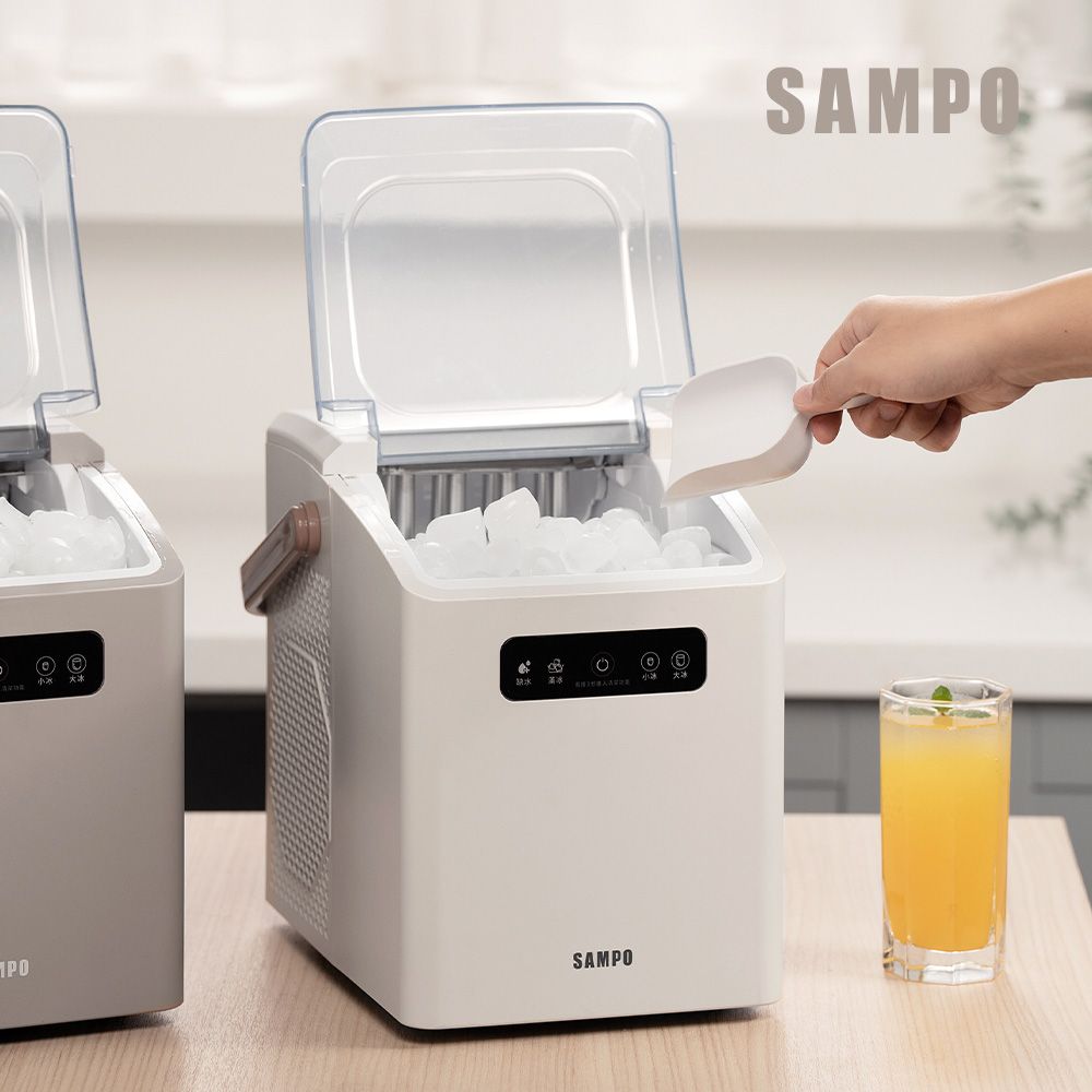 SAMPO 聲寶 小冰樂全自動急速製冰機-燕麥 KJ-BA11R