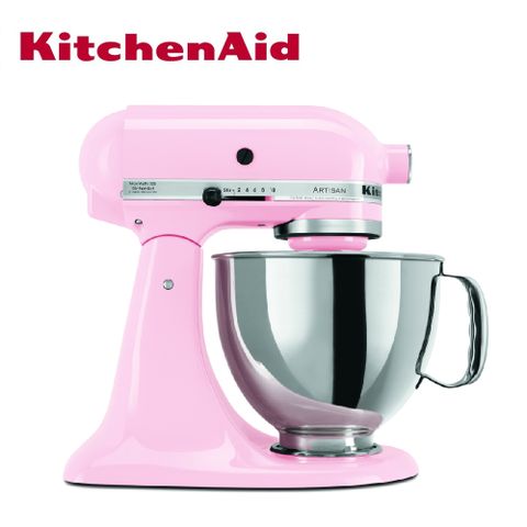 KitchenAid 桌上型攪拌機蜜桃粉(4.8公升/5Q)全新福利品