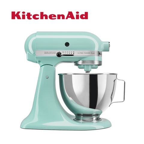 【KitchenAid】4.8公升/5Q桌上型抬頭式攪拌機-湖水藍