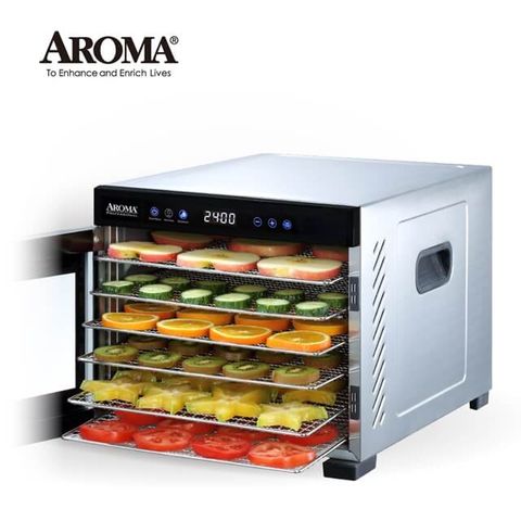 美國 AROMA 紫外線全金屬六層溫控乾果機 AFD-965SDU