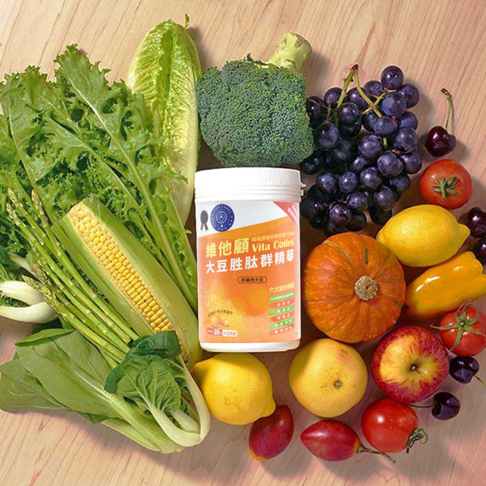 Vitamix 維他美仕 維他顧 穀豆植物蛋白640gx3罐+大豆胜肽群精華罐裝450gx4罐 陳月卿推薦-7入組