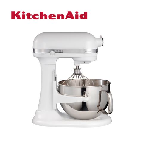 KitchenAid 5.7公升/6Q桌上型升降式攪拌機-牛奶白