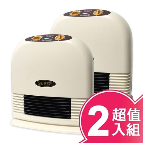 嘉麗寶定時型陶瓷電暖器(二入超值組) SN-869T