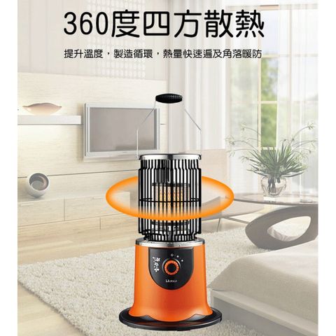 LAPOLO 藍普諾 四方散熱型陶瓷電暖爐 LA-966