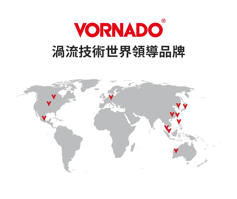 VORNADO渦流技術世界領導品牌