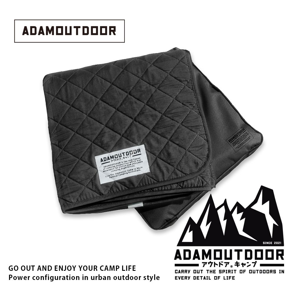 ADAMOUTDOOR 雙人電熱毯(黑)(ADHB-BD01-BK) 恆溫 節能  保暖 韓國 電毯 發熱墊  露營 野營  電毯推薦 熱敷墊
