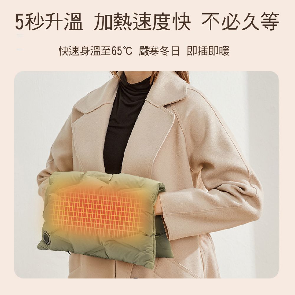 GAARii usb石墨烯發熱暖暖寶 快速發熱 三檔可調溫 電暖袋 暖手寶 暖手袋 暖暖包