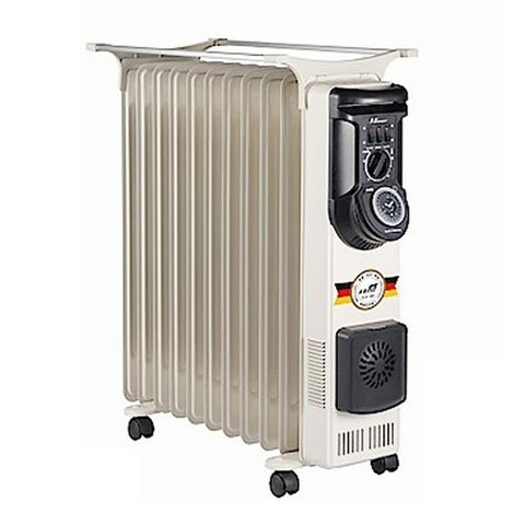 【北方】11葉片式恆溫定時電暖爐 NA-11ZL附陶瓷暖風加速器，可縮短暖房時間