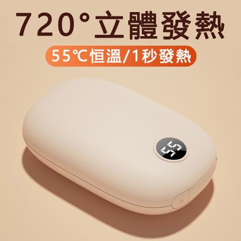 Kyhome 智能斷電720°立體發熱暖手寶 速熱暖暖寶 電暖蛋 USB充電 10000mAh