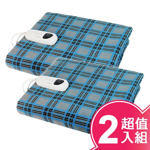 太陽牌 5段式微電腦定時恆溫雙人電熱毯 T2-G (雙人超值二入組)