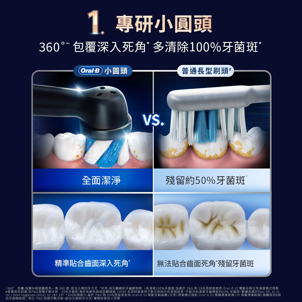 Oral-B 歐樂B 新升級頂規德製微震Ai追蹤牙刷-iO10(微磁電動牙刷)