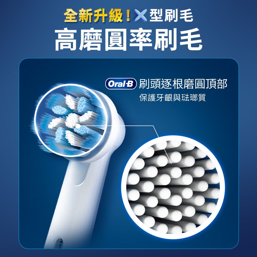Oral-B 歐樂B EB60-6 超細毛護齦X型刷頭(6入)