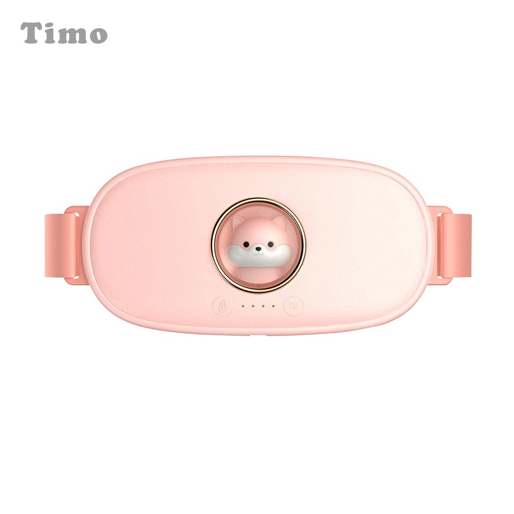 Timo 太空萌犬暖宮腰帶-粉色