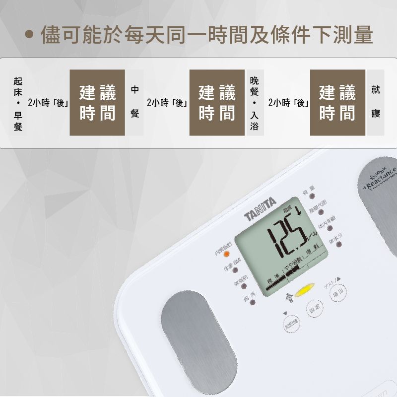 儘可能於每天同一時間及件下測量建議 建議小時「後2小時「後時間 條時間建議就2小時「後時間 寢wwゲスト設定+Reactance