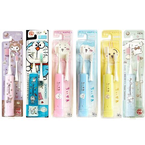 【卡通兒童電動牙刷】日本製 Minimum HAPICA 幼兒電動牙刷 超細軟毛 附替換刷頭(五款任選)