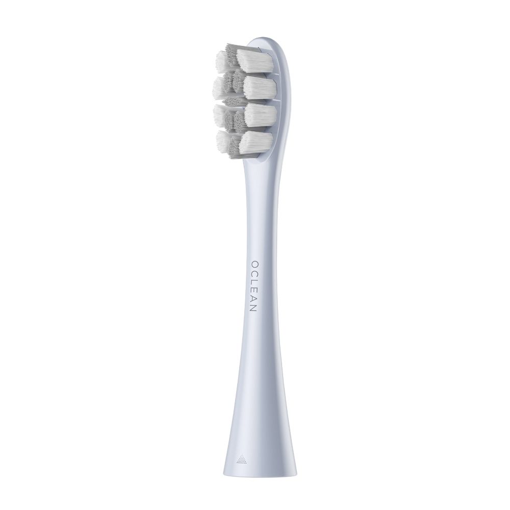 Oclean 歐可林 2入組盒裝 牙菌斑清潔型刷頭-P1C9(銀柄)