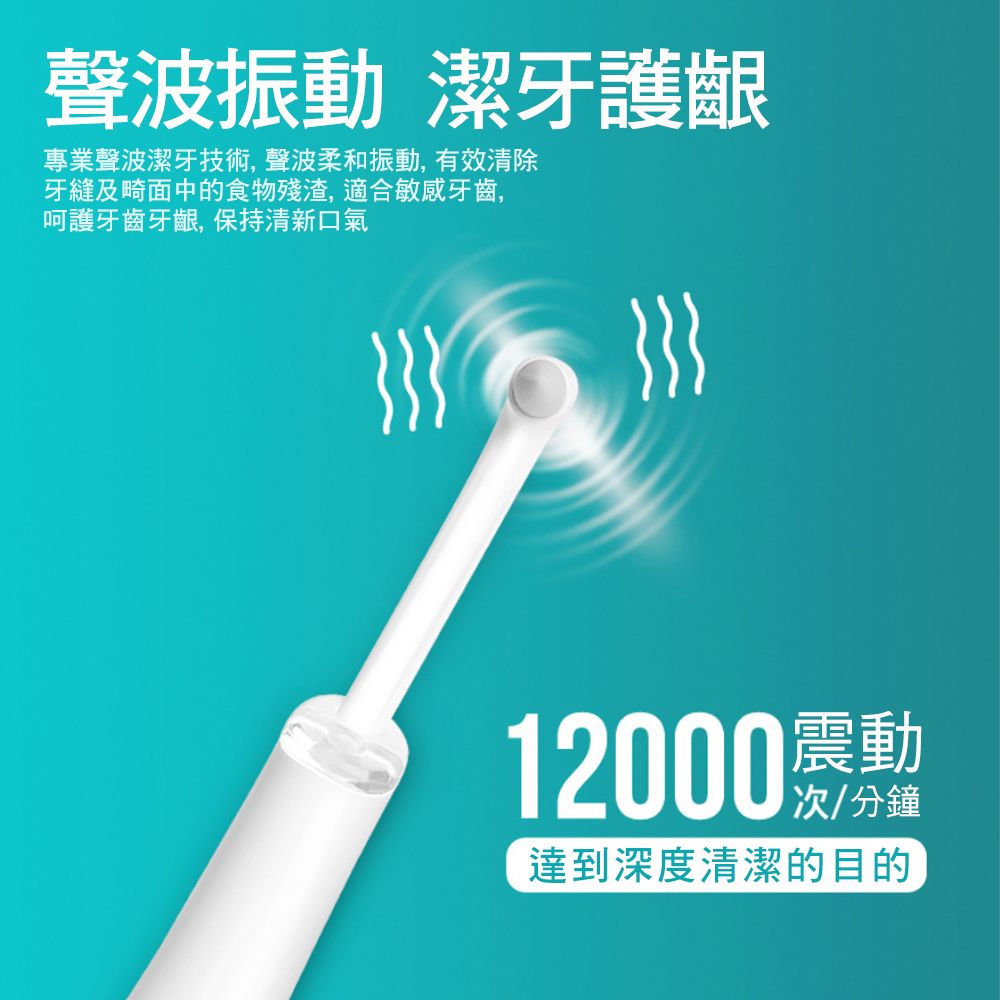 CS22 VIBRATION 高效多功能電動潔牙沖牙器2色