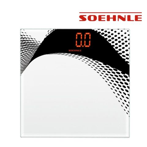 Soehnle 重量級玻璃電子體重計(LED顯示.180kg高承重)