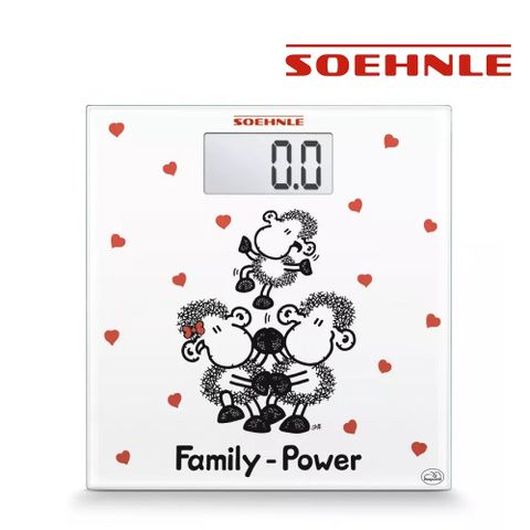 Soehnle Fun2Grow綿羊家族體重計(LED顯示.200kg大承重)