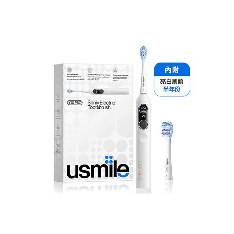 usmile笑容加 Y10 智慧超音波護齦電動牙刷 | 懶人潔牙 全新淨界