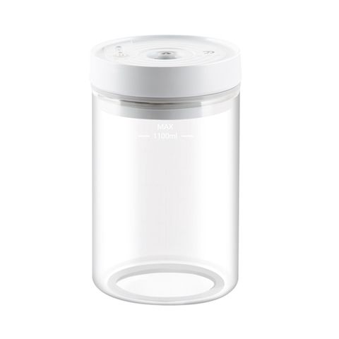 【小米】小米有品博的智能玻璃真空罐 1100ml 密封罐 真空罐 玻璃罐