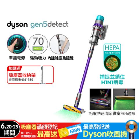 Dyson Gen5 Detect Absolute SV23 最強勁智慧無線吸塵器