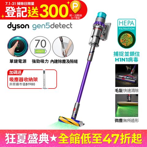 Dyson Gen5 Detect Absolute SV23 最強勁智慧無線吸塵器