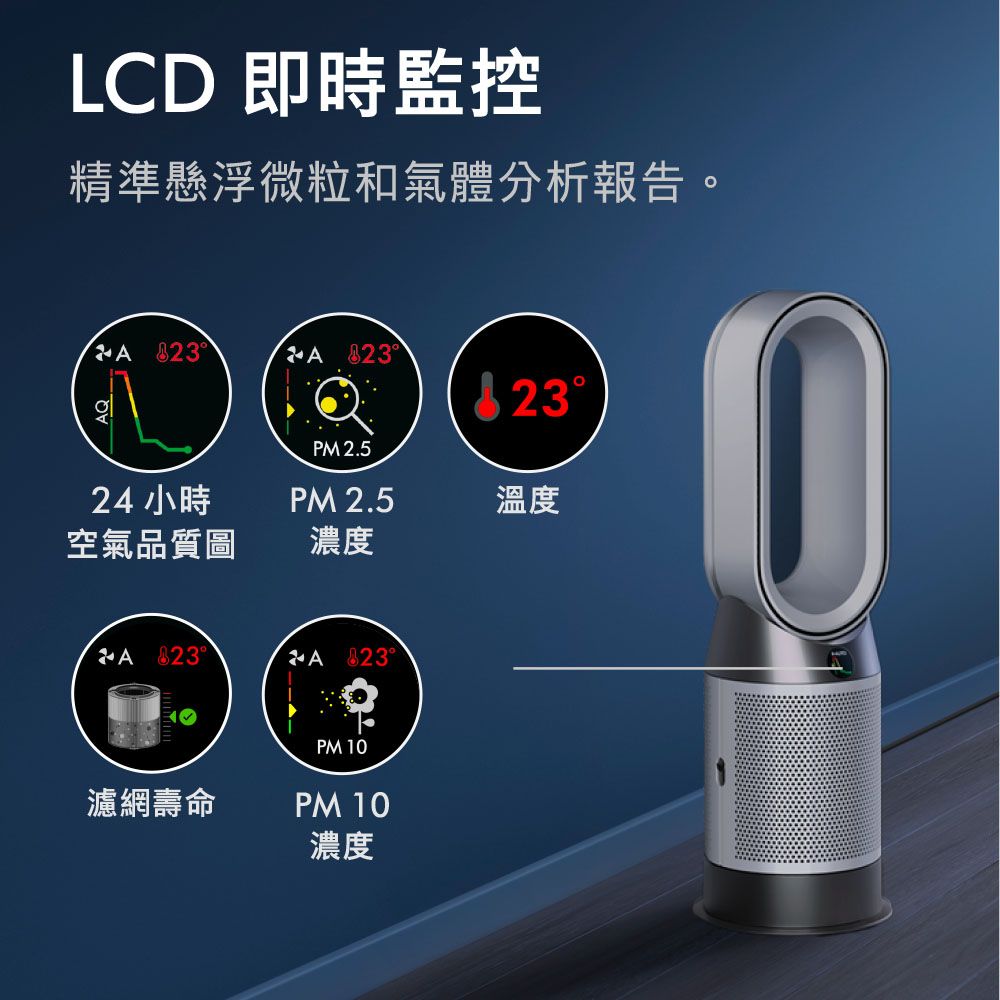 Dyson 戴森 Purifier Hot+Cool Gen1 三合一涼暖空氣清淨機HP10(白色)