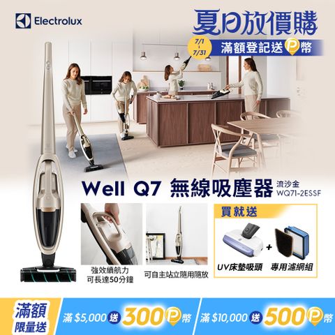 【Electrolux 伊萊克斯】Well Q7無線吸塵器 (WQ71-2ESSF)