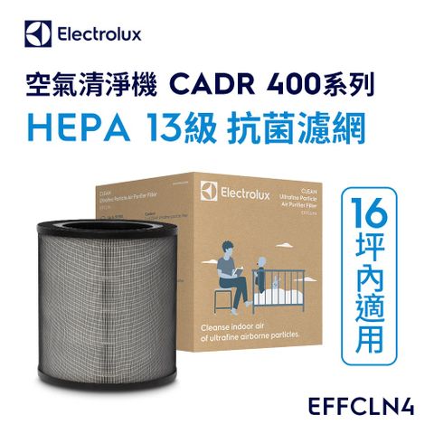 【Electrolux 伊萊克斯】Flow A4空氣清淨機專用濾網組(EFFCLN4)
