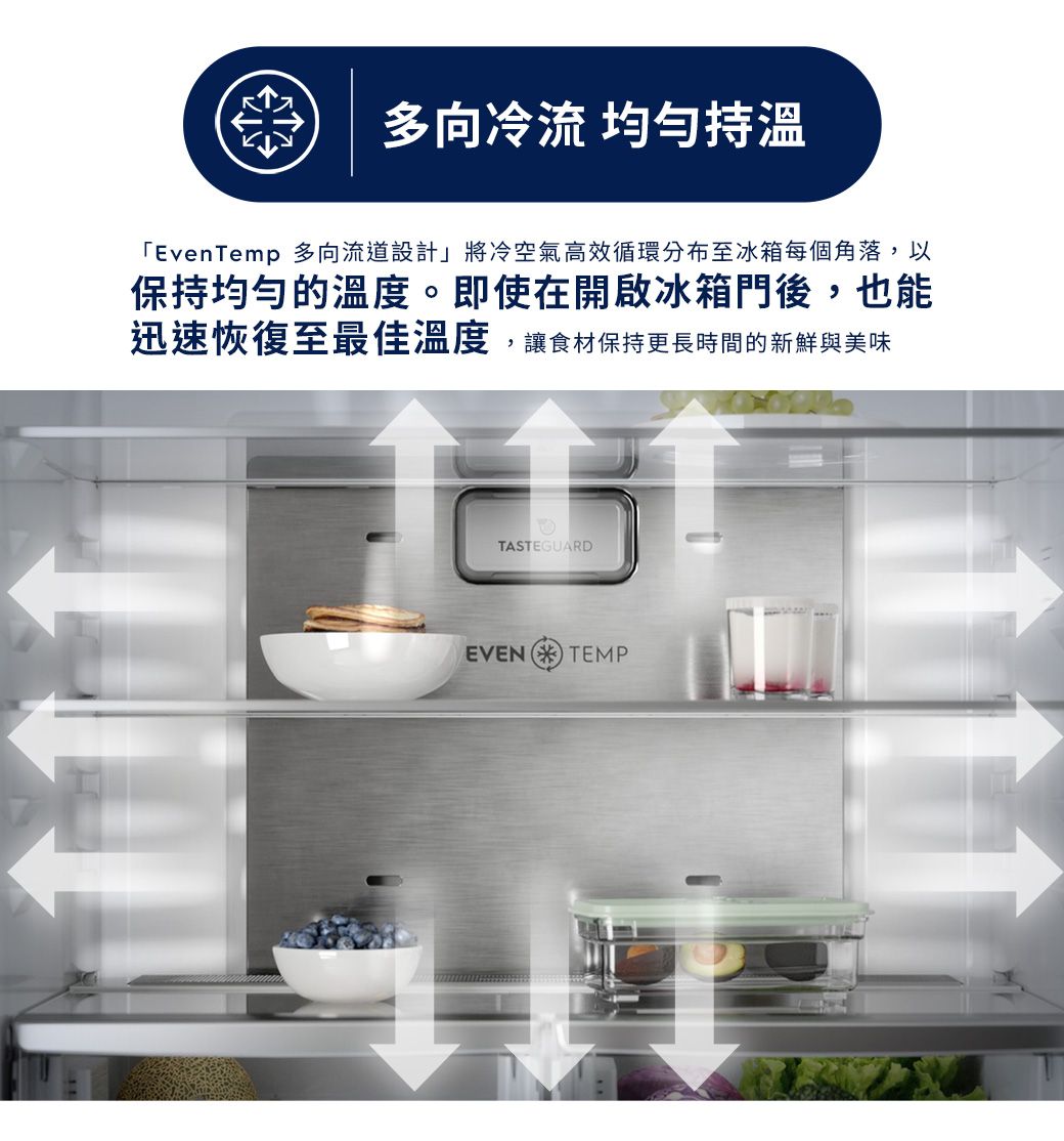 Electrolux 伊萊克斯極致美味700 獨立式四門對開冰箱(EQE5600A-B) - PChome 24h購物