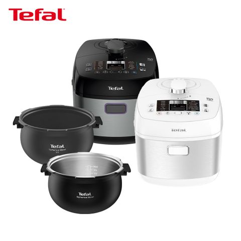 Tefal 特福 鮮呼吸智能萬用鍋+不鏽鋼球釜內鍋-星辰銀/極地白(兩色可選)