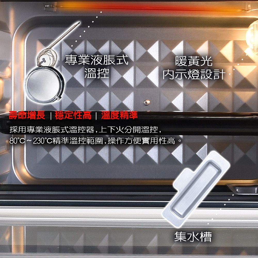 JINKON 晶工牌 16L 多功能蒸氣氣炸烤箱 JK-7216