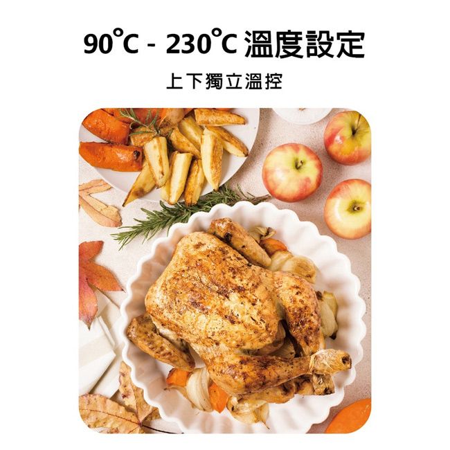 90-230℃溫度設定上下獨立溫控