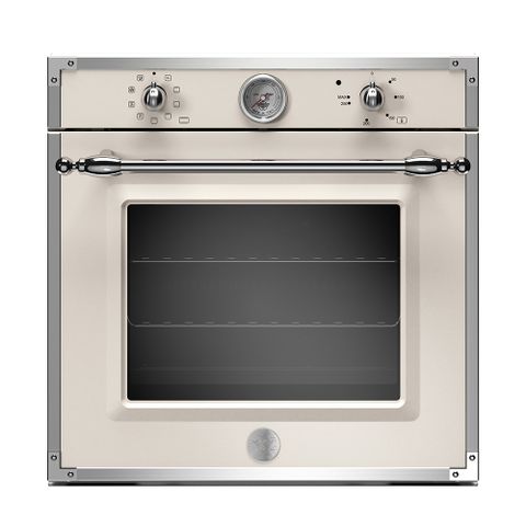 義大利BERTAZZONI 博塔隆尼傳承系列嵌入式電烤箱F609HEREKTAX(220V/60Hz)(象牙白/不鏽鋼框)