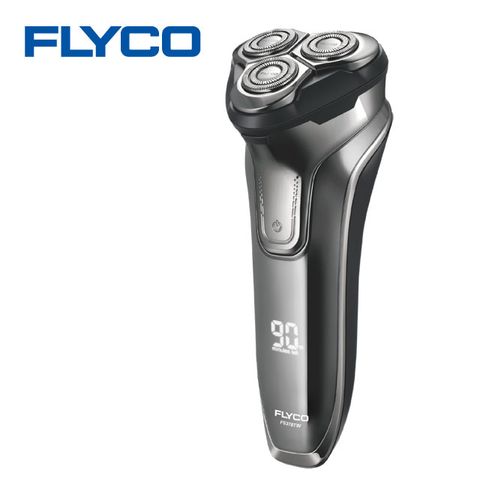 【FLYCO】三刀頭智慧電動刮鬍刀FS378