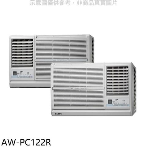 【南紡購物中心】 聲寶【AW-PC122R】定頻電壓110V右吹窗型冷氣(含標準安裝)(7-11商品卡400元