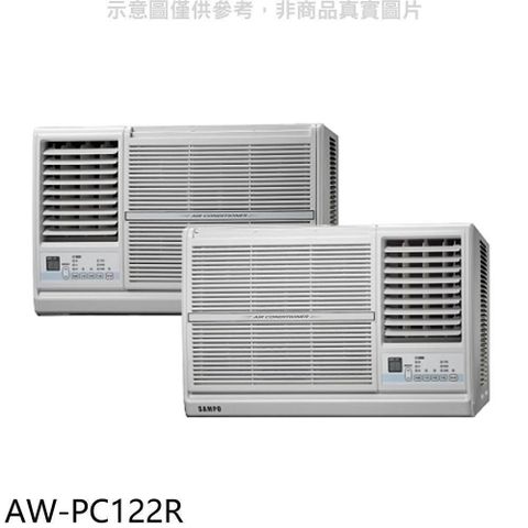 SAMPO 聲寶 【南紡購物中心】 【AW-PC122R】定頻電壓110V右吹窗型冷氣(含標準安裝)(7-11商品卡400元