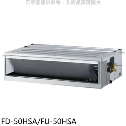 【南紡購物中心】 冰點【FD-50HSA/FU-50HSA】變頻冷暖吊隱式分離式冷氣
