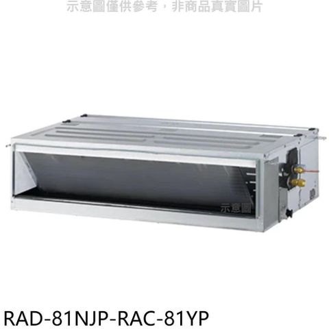 HITACHI 日立 【南紡購物中心】 江森【RAD-81NJP-RAC-81YP】變頻冷暖吊隱式分離式冷氣(含標準安裝)