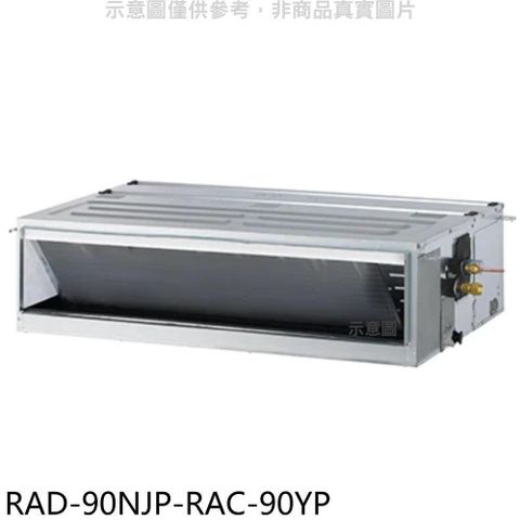 【南紡購物中心】 日立江森【RAD-90NJP-RAC-90YP】變頻冷暖吊隱式分離式冷氣(含標準安裝)