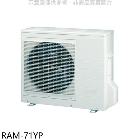 【南紡購物中心】 日立江森【RAM-71YP】變頻冷暖1對2分離式冷氣外機