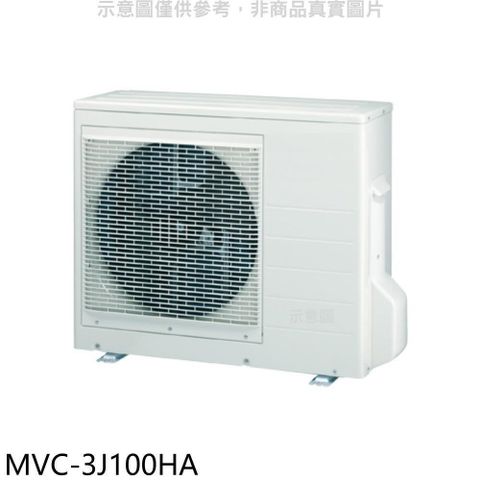 【南紡購物中心】 美的【MVC-3J100HA】變頻冷暖1對3分離式冷氣外機