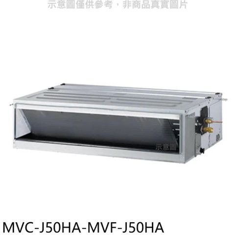 【南紡購物中心】 美的【MVC-J50HA-MVF-J50HA】變頻冷暖吊隱式分離式冷氣(含標準安裝)