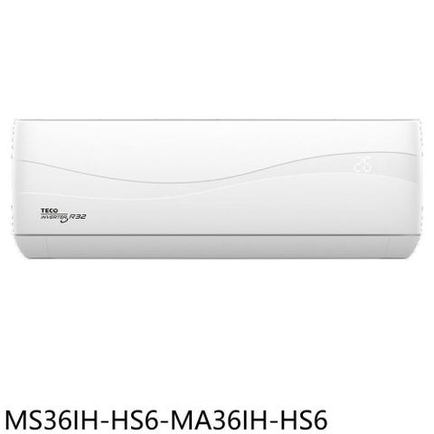 【南紡購物中心】 東元【MS36IH-HS6-MA36IH-HS6】變頻冷暖分離式冷氣5坪(含標準安裝)(商品卡800元