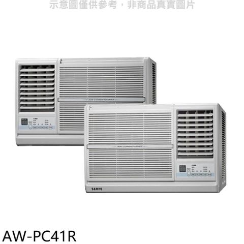 【南紡購物中心】 聲寶【AW-PC41R】定頻右吹窗型冷氣(含標準安裝)(全聯禮券1800元