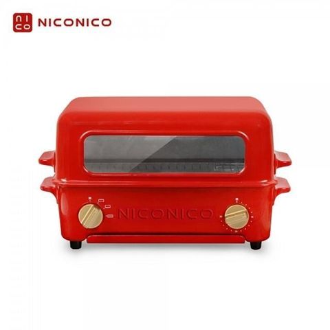 【南紡購物中心】【NICONICO】掀蓋燒烤式蒸氣烤箱 NI-S805